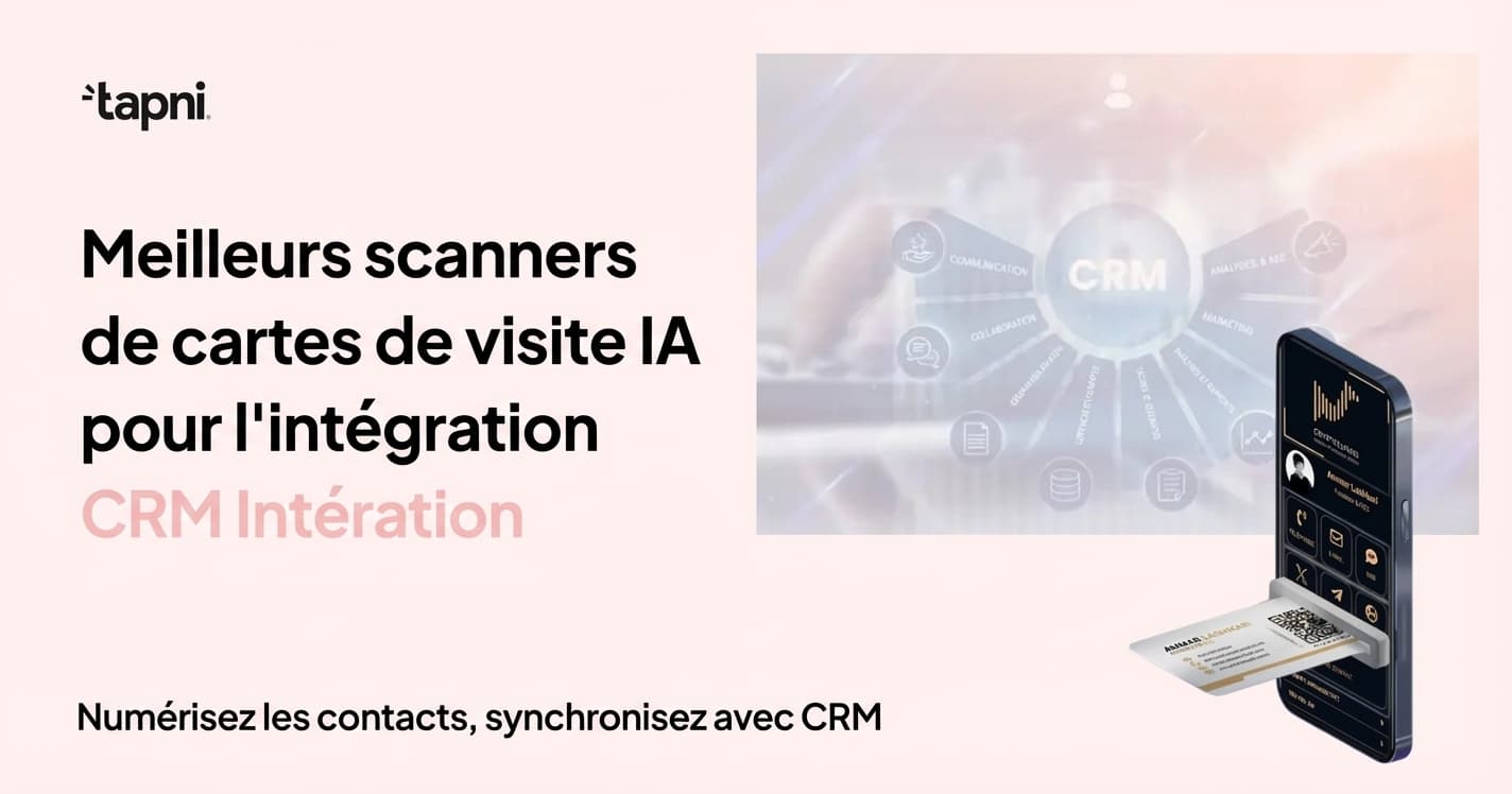 Meilleurs scanners de cartes de visite AI pour l'intégration CRM