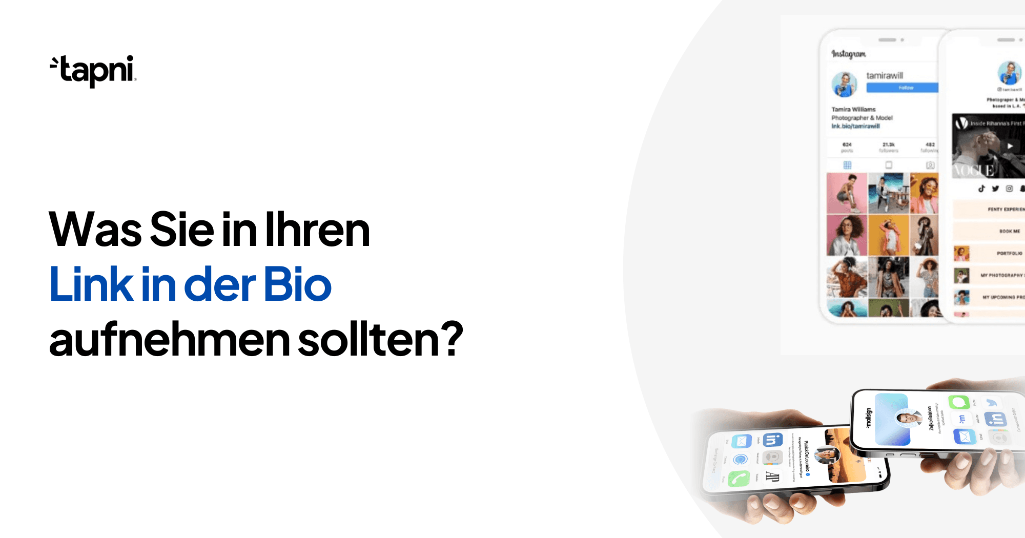 Was Sie in Ihren Link in der Bio aufnehmen sollten?