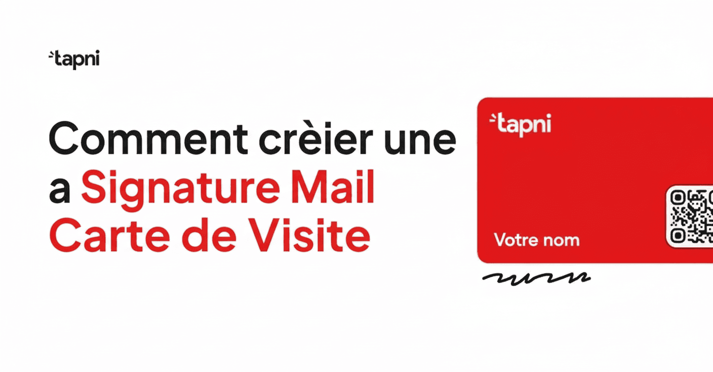 Comment créer une signature d'email de carte de visite