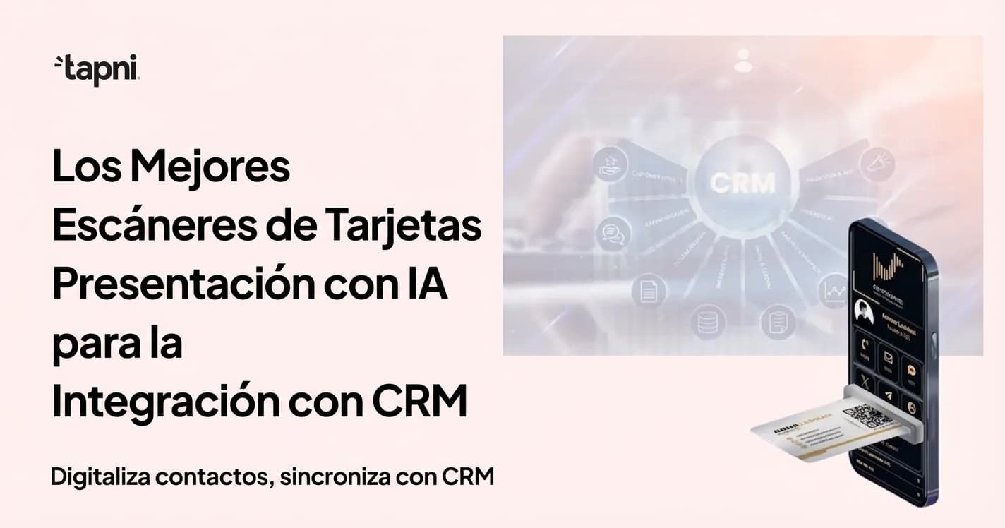 Mejores escáneres de tarjetas de visita con IA para integración con CRM