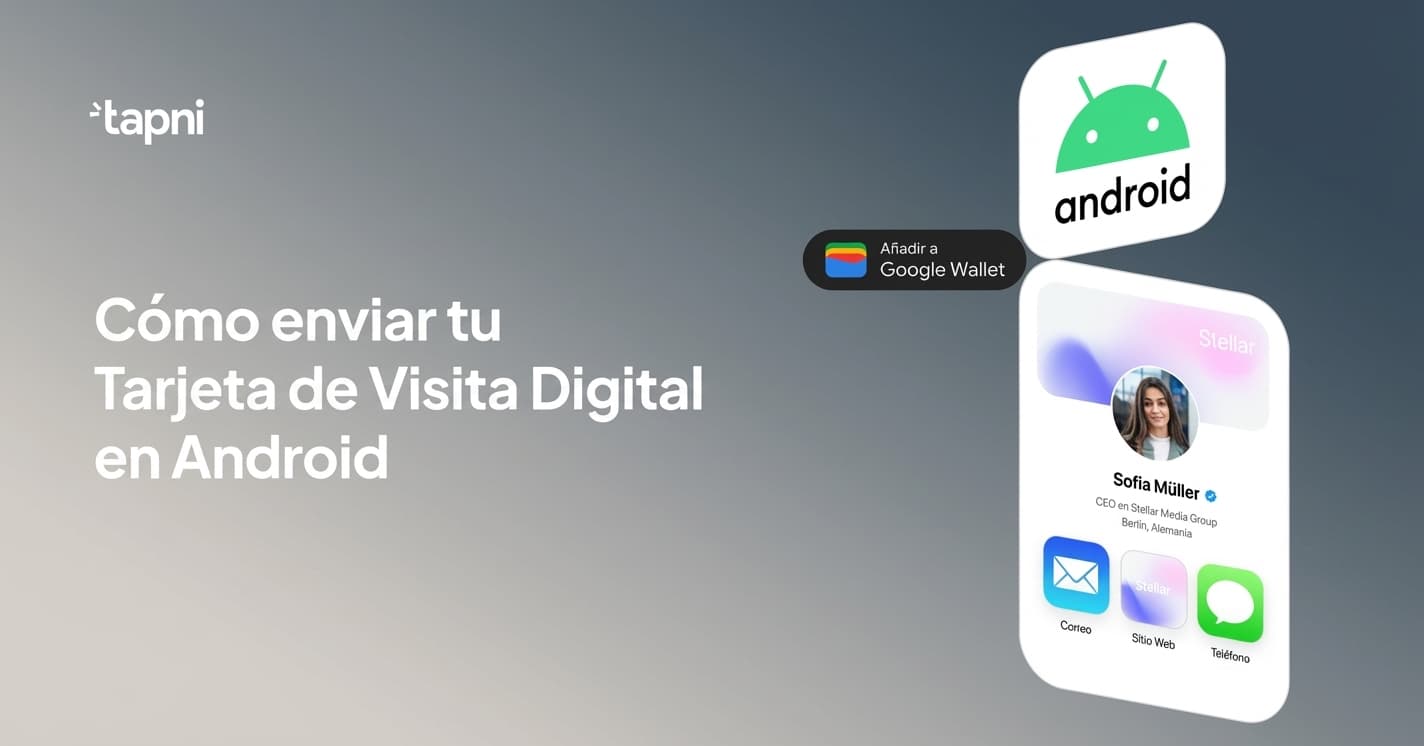 Cómo enviar tu tarjeta de visita digital en Android